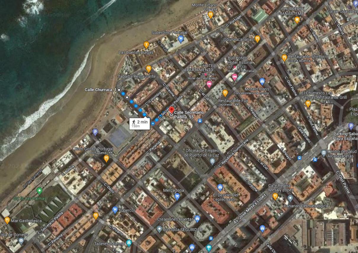 Beach Acogedor Estudio, Las Canteras ลาสปัลมาส เด กรานคานาเรีย ภายนอก รูปภาพ